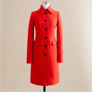 J Crew double cloth metro coat